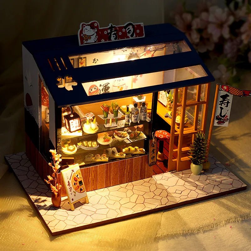 Sushi Shop - DIY Miniature World Kit - TryNooki
