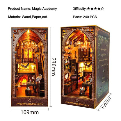 Magic Academy - DIY Magic Book Nook Kit - TryNooki