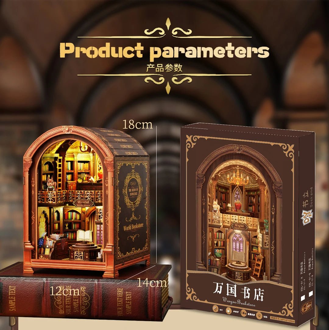 Wanguo - DIY Book Nook Kit - TryNooki