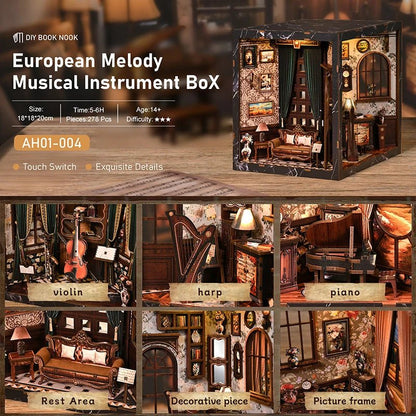 European Melody - Book nook Kit - TryNooki