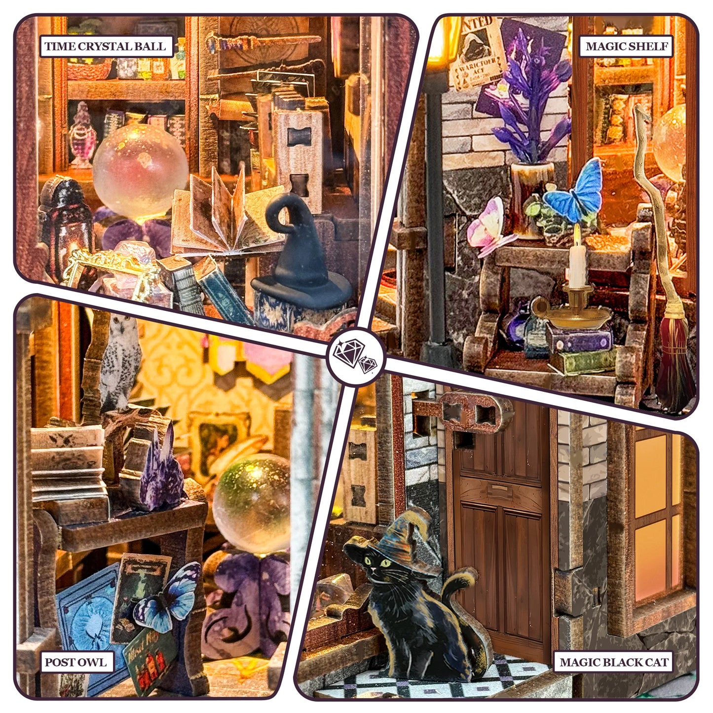 Time Magic Club DIY Miniature Dollhouse Kit - TryNooki