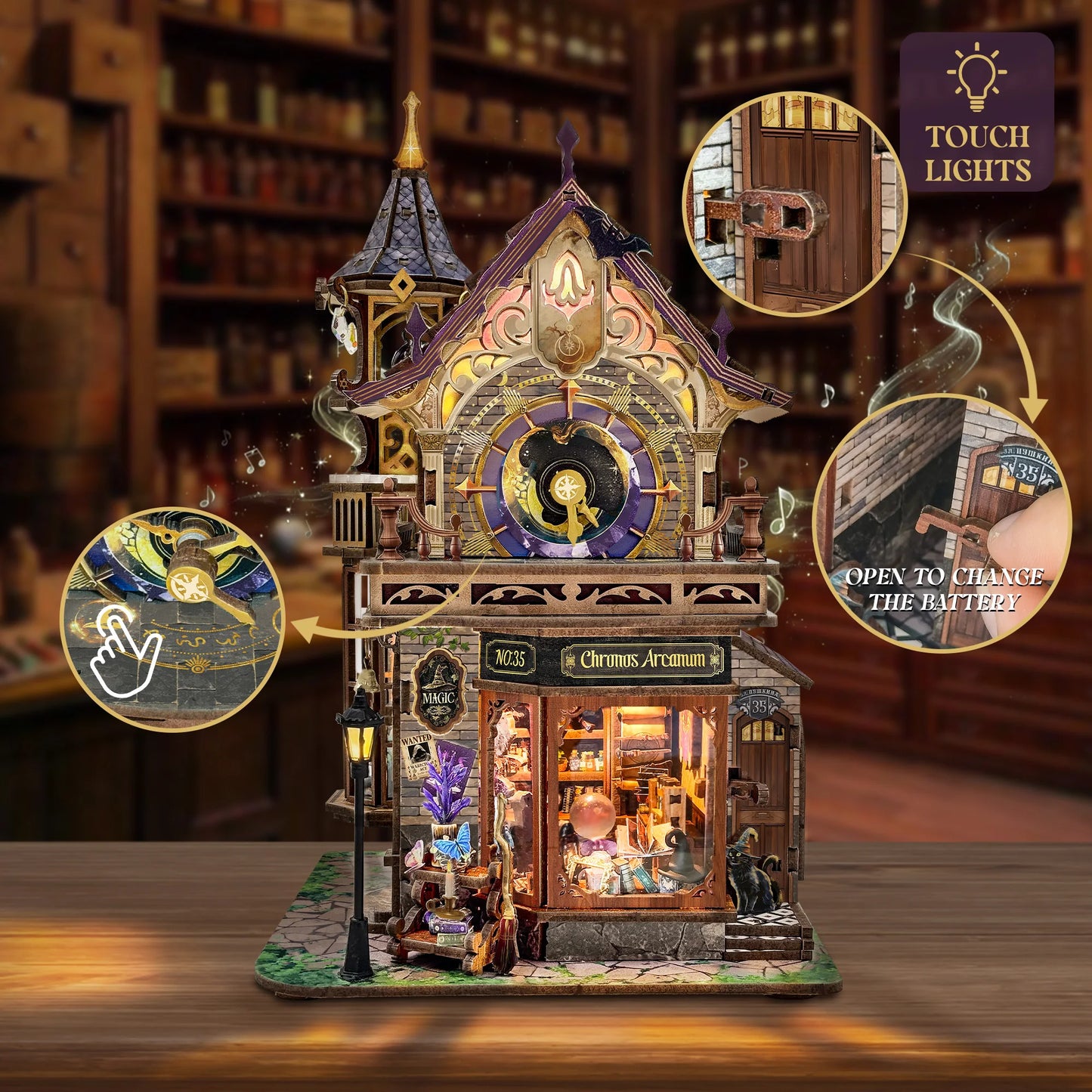 Time Magic Club DIY Miniature Dollhouse Kit - TryNooki