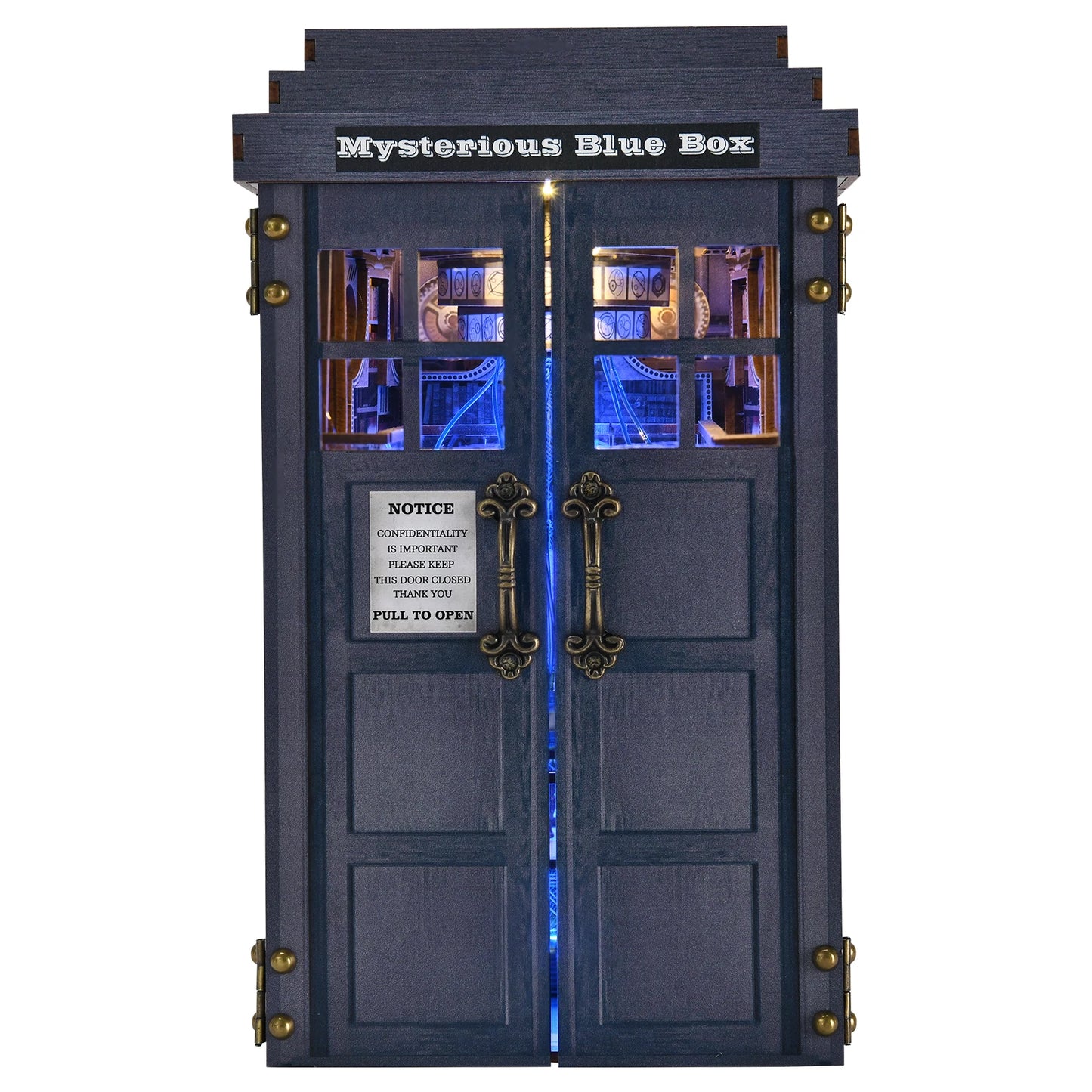Mysterious Blue Box - DIY Book Nook Kit