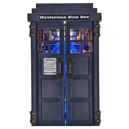 Mysterious Blue Box - DIY Book Nook Kit