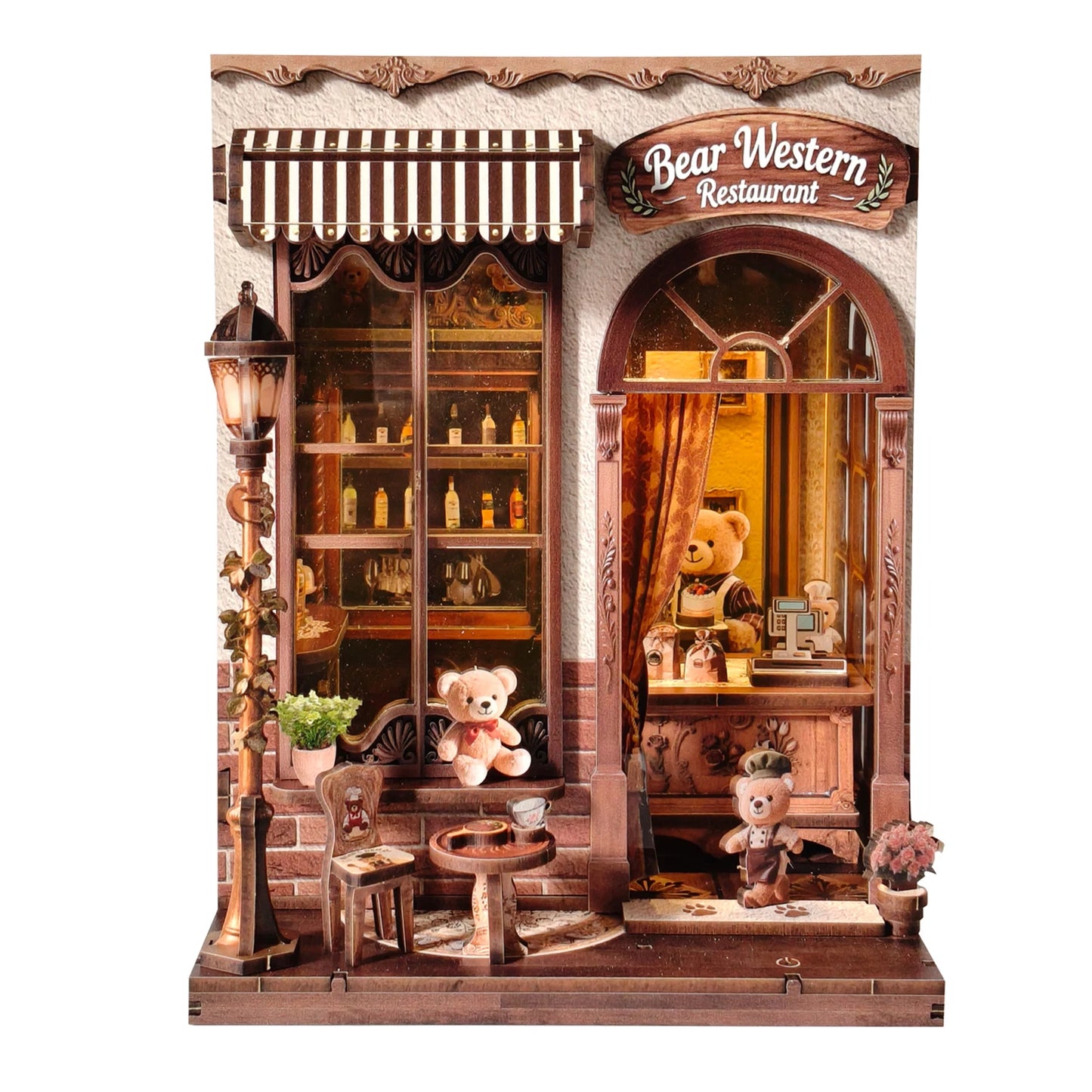 Bear's Bistro - DIY Book Nook Kit - TryNooki