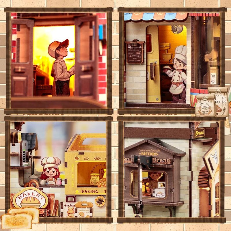 Factory Bread - 3D Wooden Music Box Puzzle Kit - TryNooki