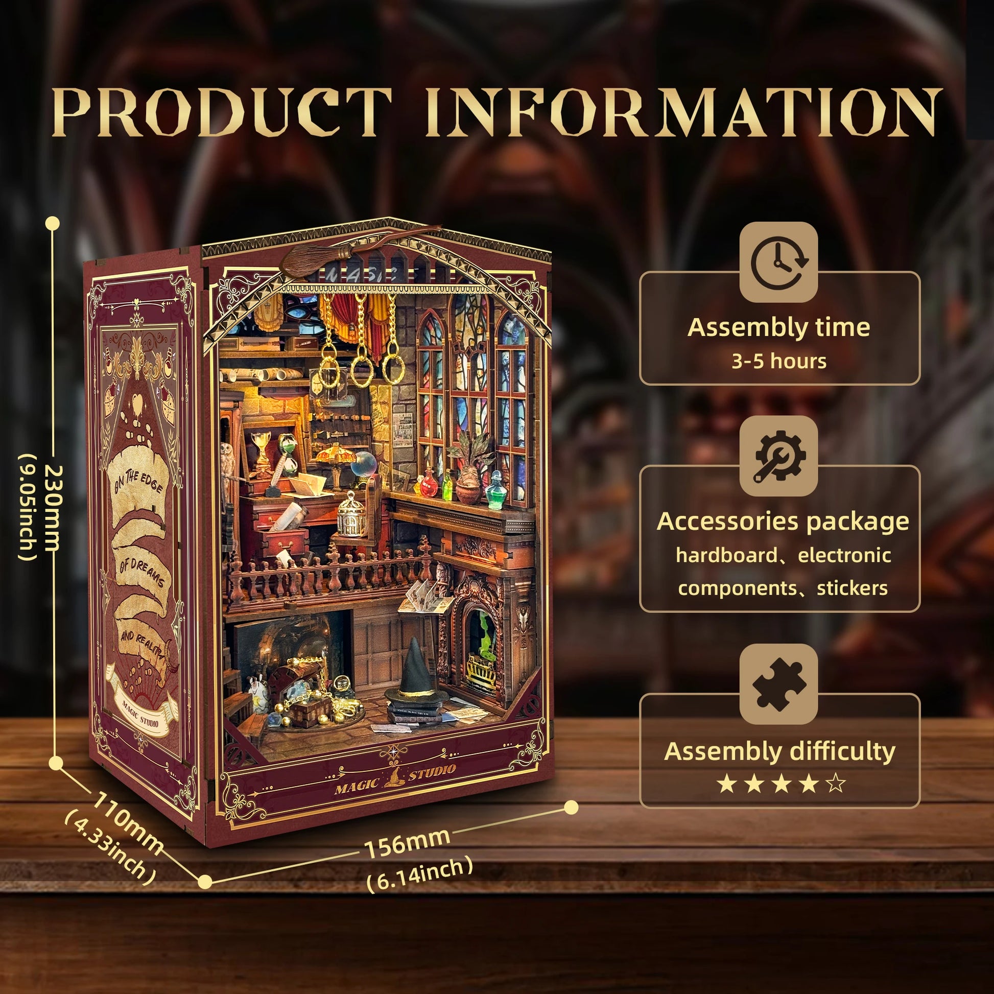 Magic Studio DIY Book Nook Kit - TryNooki