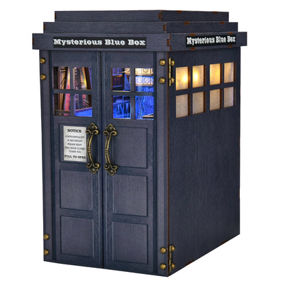 Mysterious Blue Box - DIY Book Nook Kit