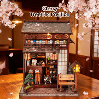 Cherry Tree Tea Pavilion Mini Book Nook Kit
