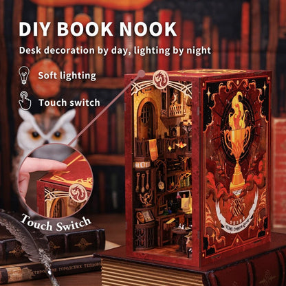 Flame Common Room - DIY Book Nook Kit - TryNooki