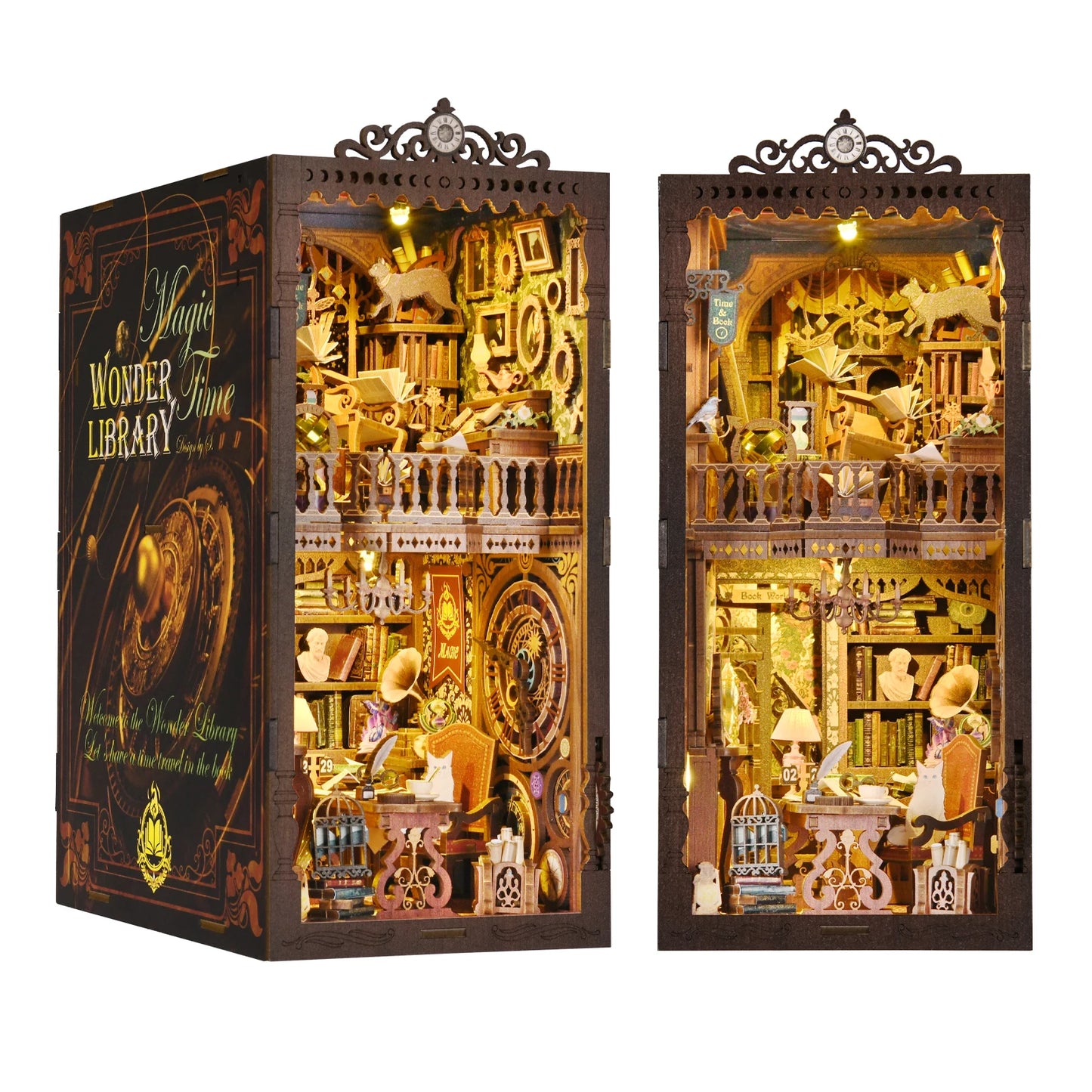 Wonder Library - DIY Wooden Book Nook Kit