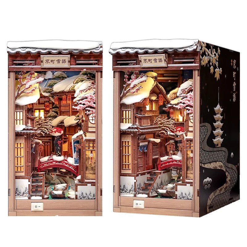 Kyoto Snow Whisper - DIY Book Nook Kit - TryNooki