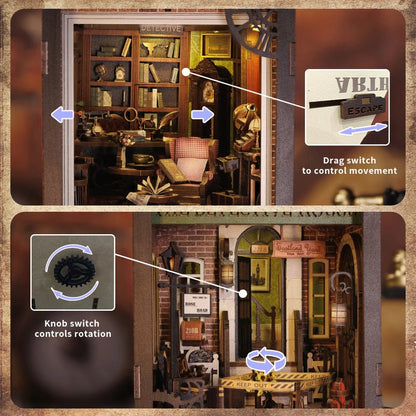 Rose Detective Agency - DIY Book Nook Kit - TryNooki