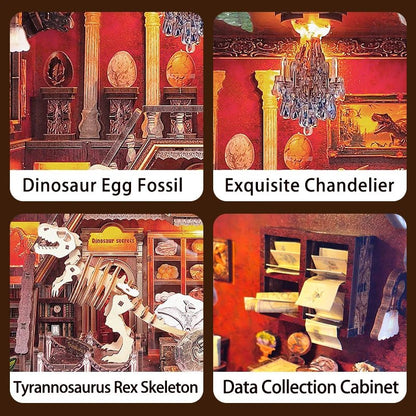 Jurassic Journey - DIY Dinosaur Museum Book Nook Kit - TryNooki