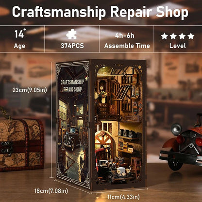 Master Mechanic's Workshop - DIY Book Nook Kit - TryNooki