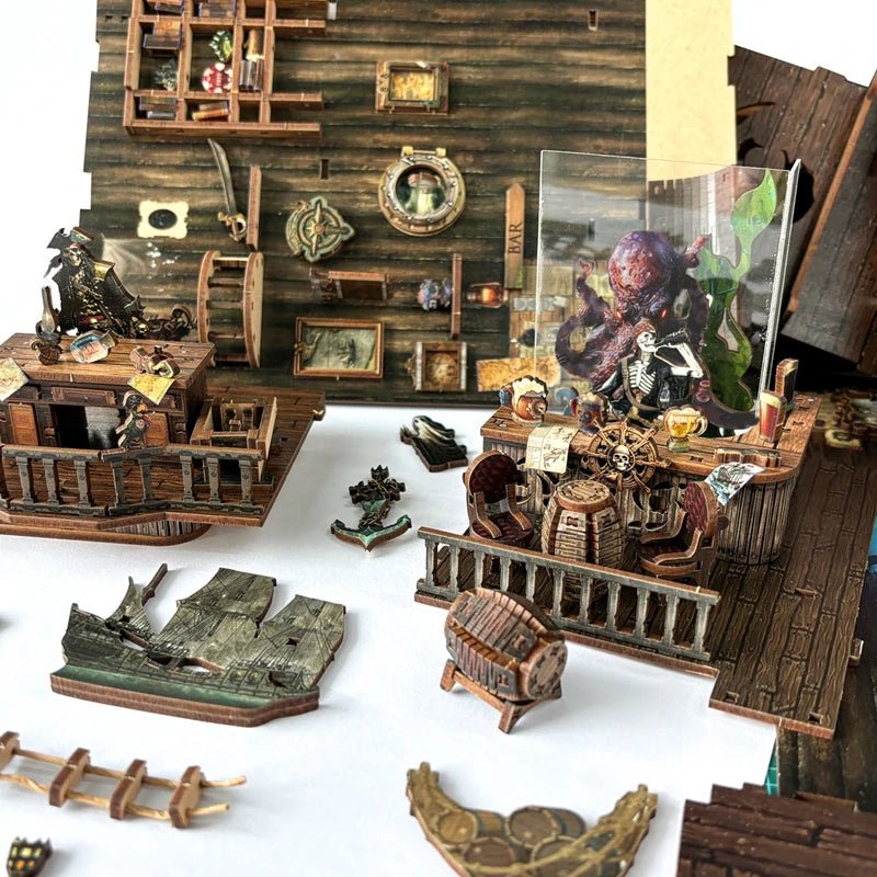 Pirate Ship Book Nook - TryNooki