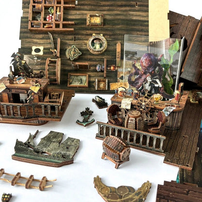 Pirate Ship Book Nook - TryNooki
