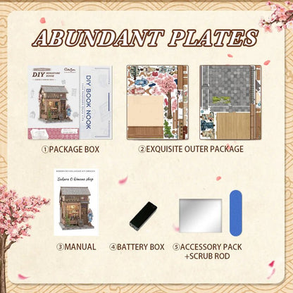 Sakura O Kimono - DIY Book Nook Kit - TryNooki