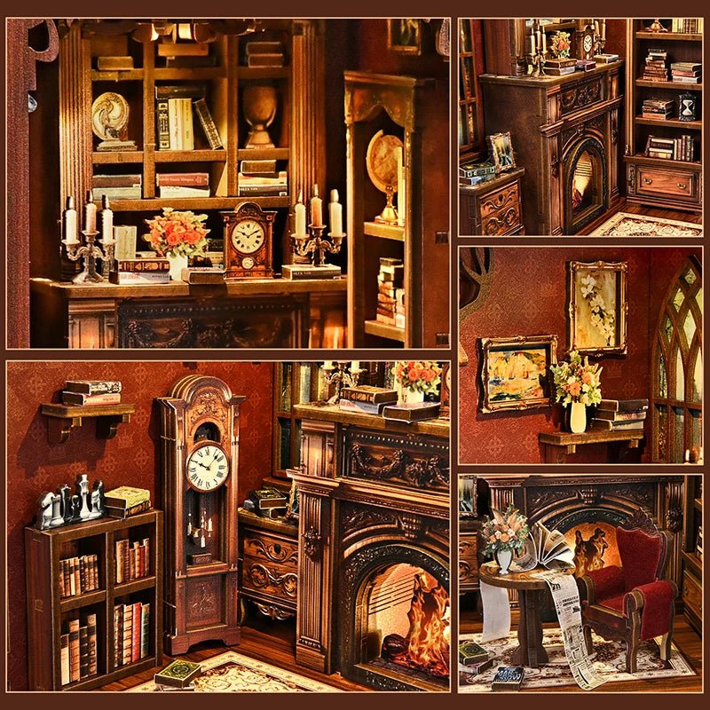 TWILIGHT LIBRARY - DIY Book Nook Kit - TryNooki