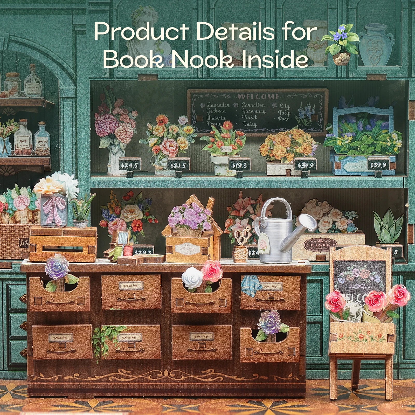 Blossom Florists - DIY Miniature World Kit - TryNooki