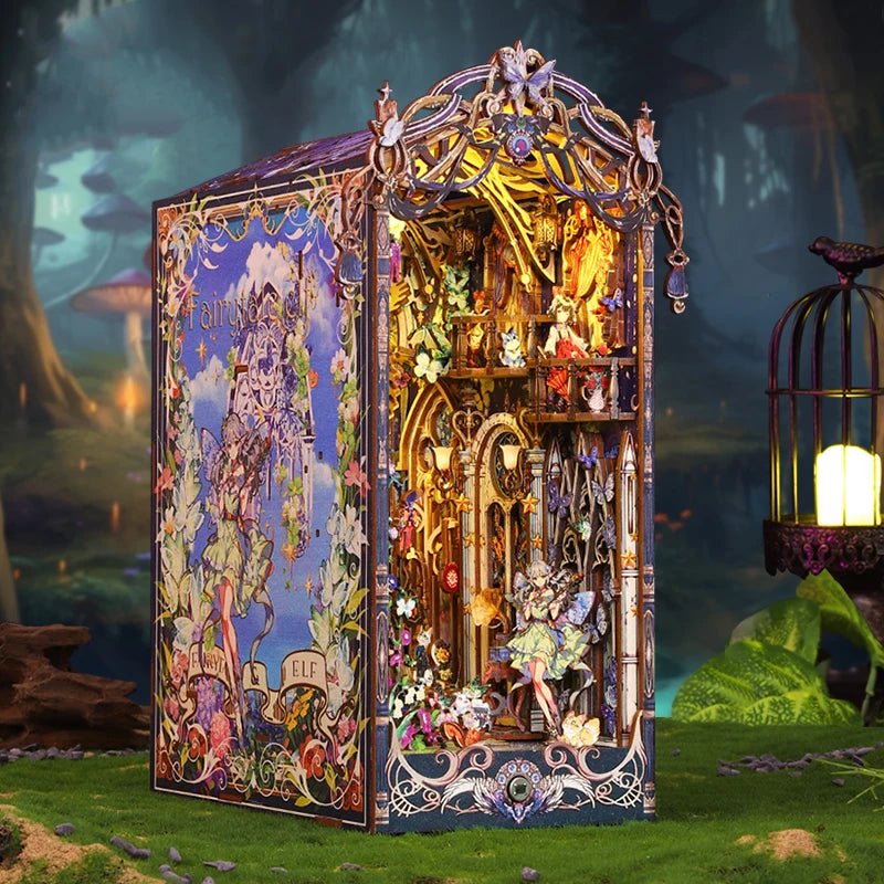 Fairy Tale Elf Castle Book Nook - TryNooki