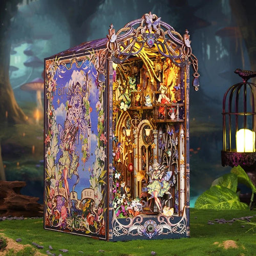Fairy Tale Elf Castle Book Nook - TryNooki