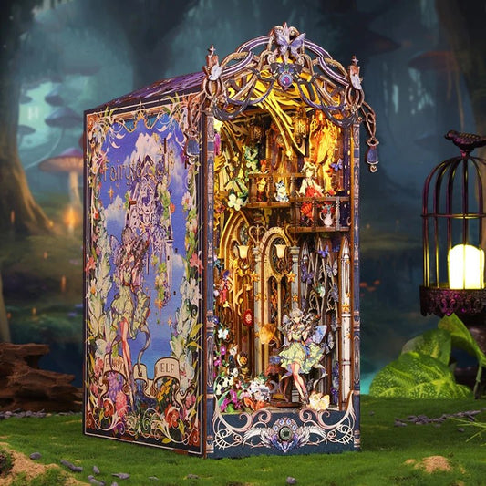 Fairy Tale Elf Castle Book Nook - TryNooki