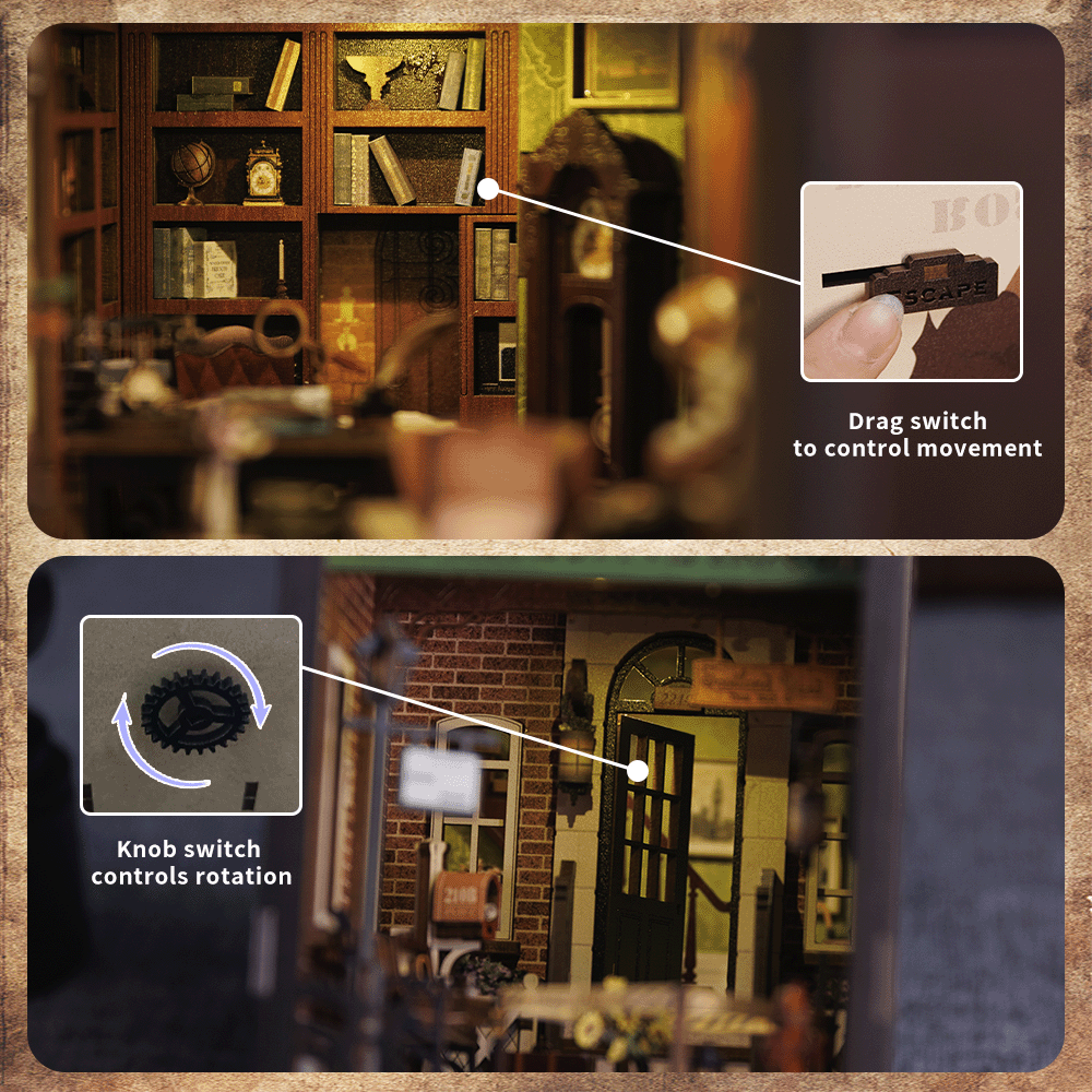 Cutebee Rose Detective Agency- DIY Book Nook Kit