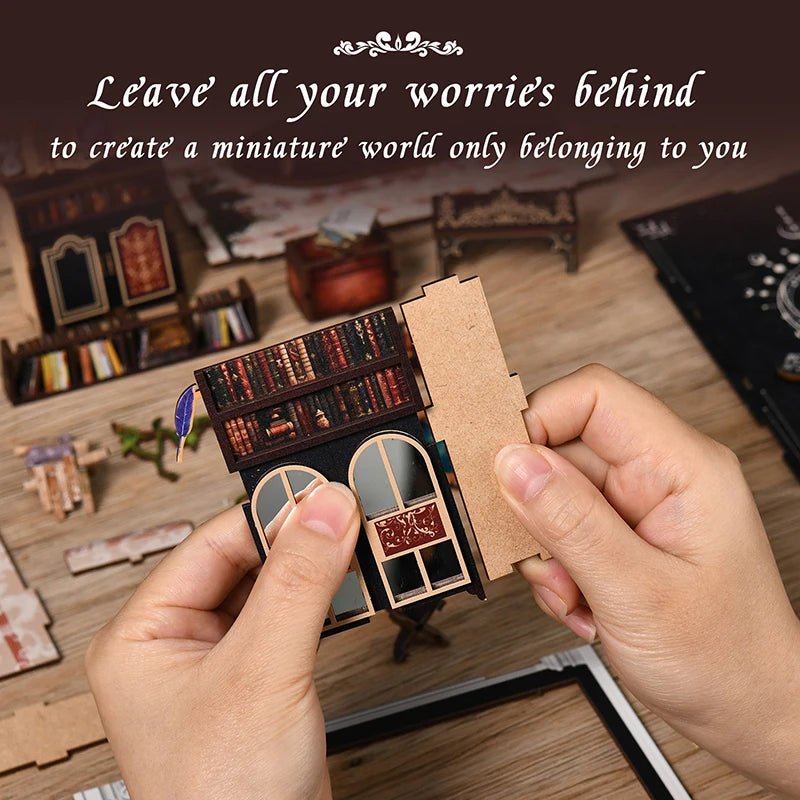 Realm of Magic Books - DIY Book Nook Kit - TryNooki