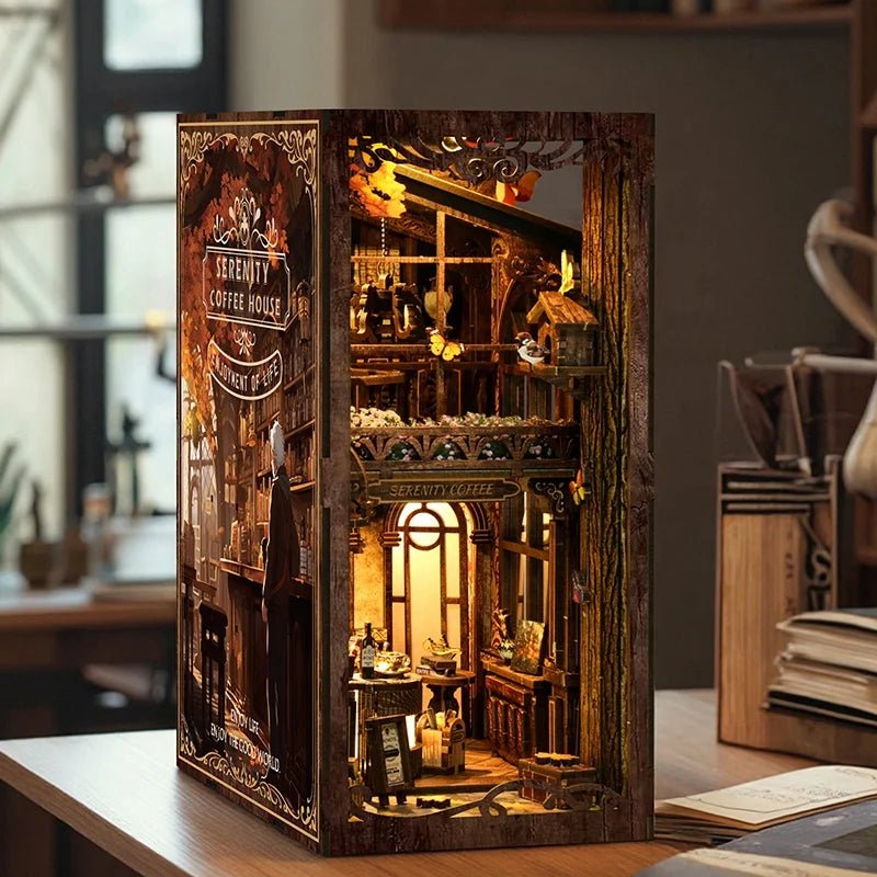 Serenity Coffee House - DIY Book Nook Kit - TryNooki
