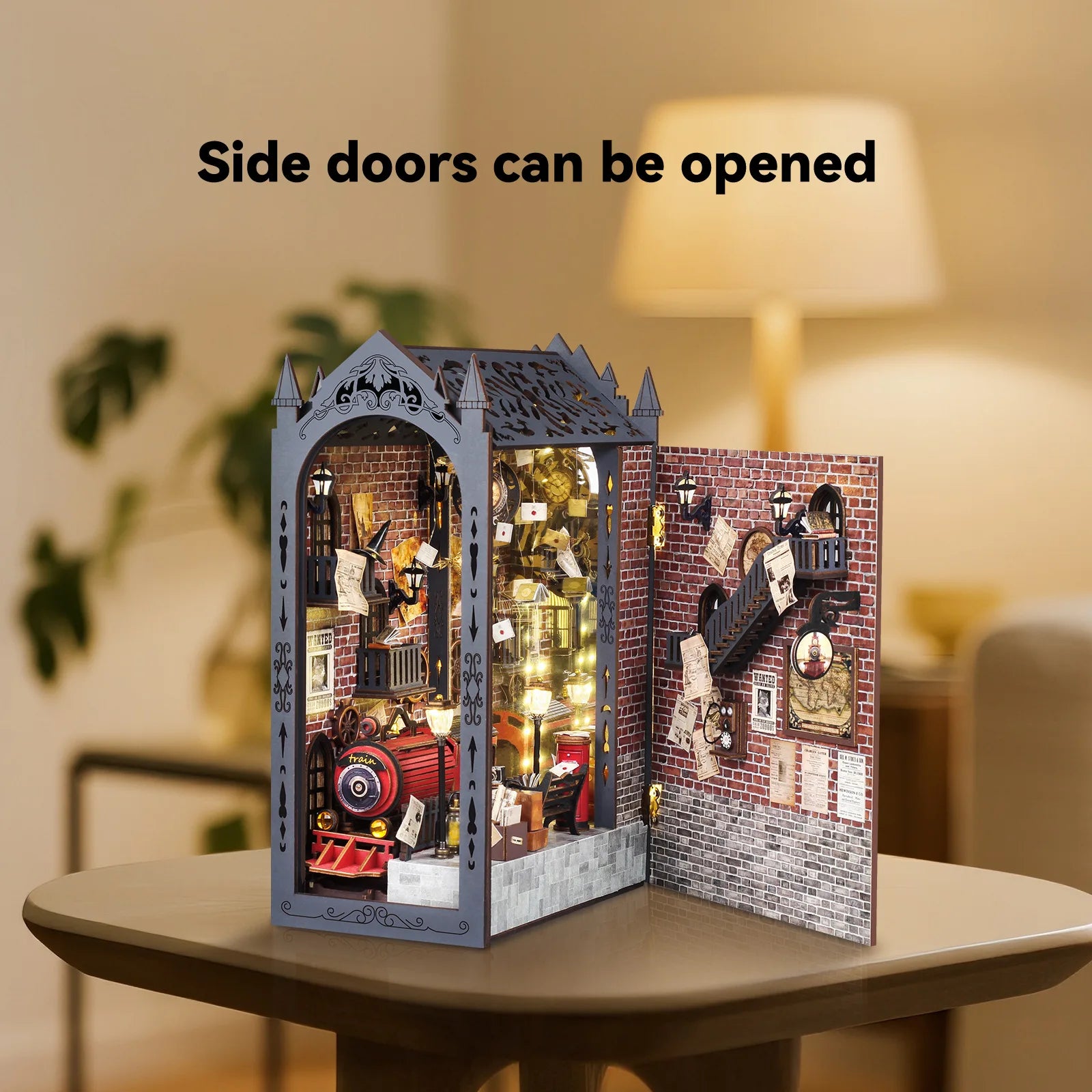 Train Station - DIY Book Nook Kit - TryNooki