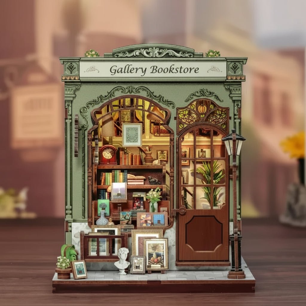 Gallery Bookstore - DIY Book Nook Kit - TryNooki