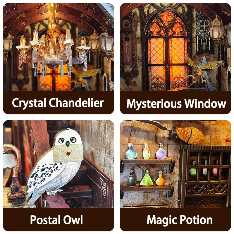Magic Academy - DIY Magic Book Nook Kit - TryNooki