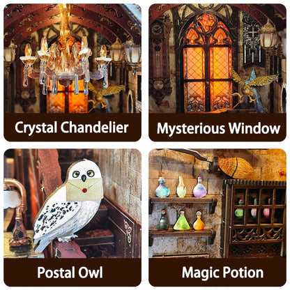 Magic Academy - DIY Magic Book Nook Kit - TryNooki