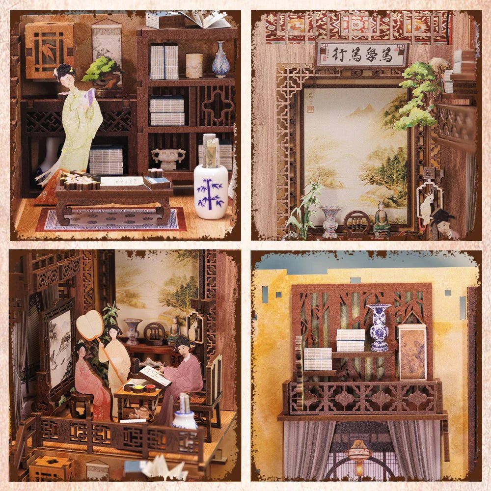 Ink Rhyme Bookstore - DIY Book Nook Kit - TryNooki