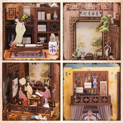 Ink Rhyme Bookstore - DIY Book Nook Kit - TryNooki