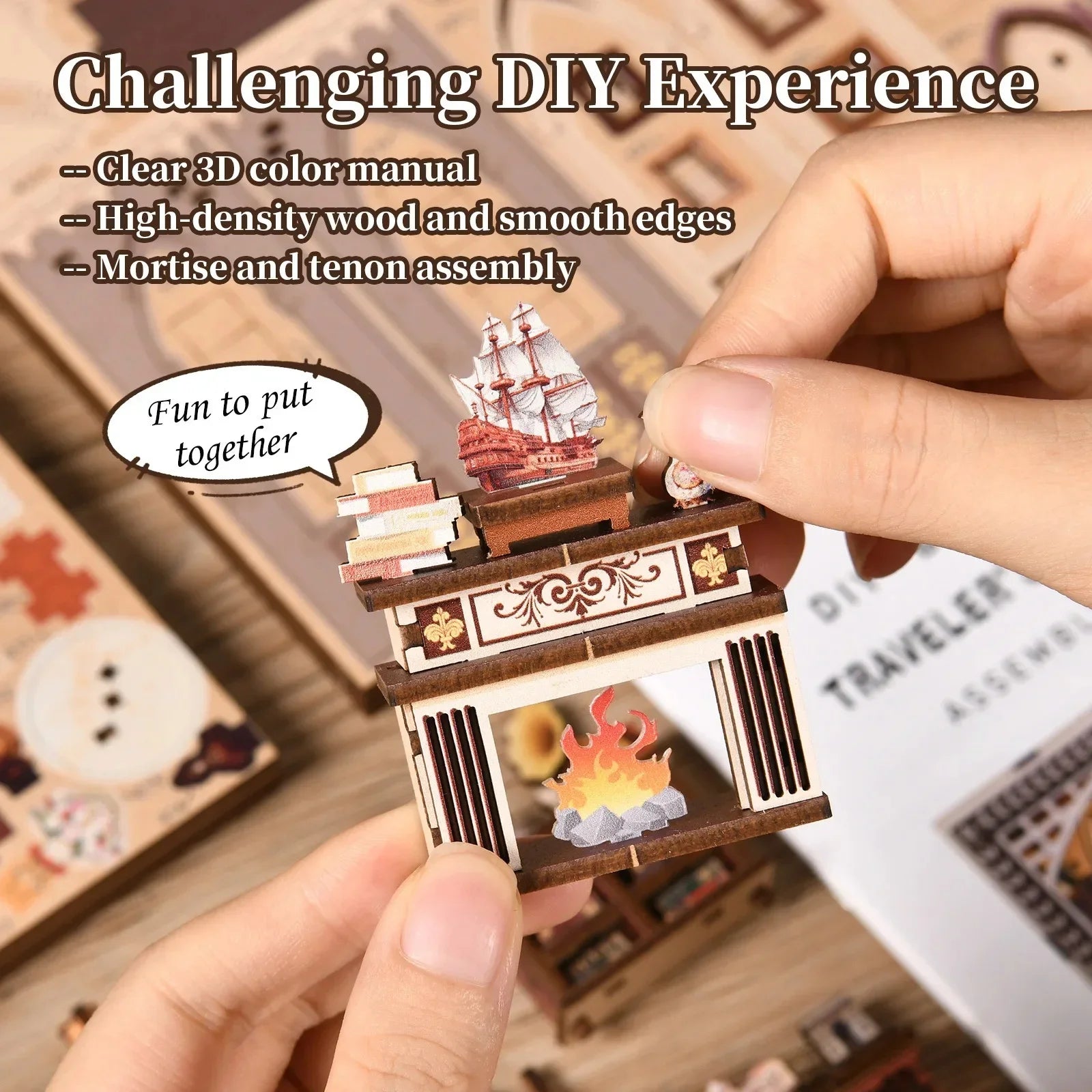 Traveler's Bookstore DIY Book Nook Kit - NookFan