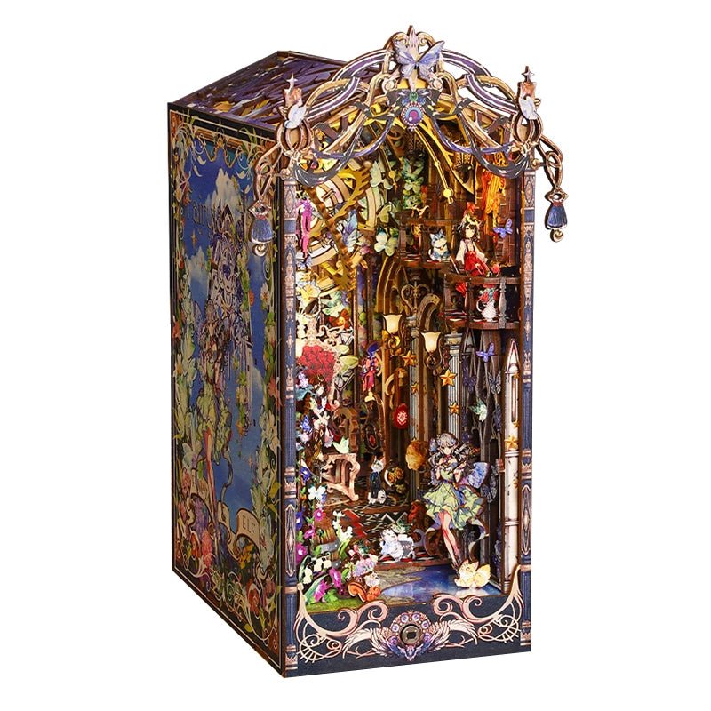 Fairy Tale Elf Castle Book Nook - TryNooki