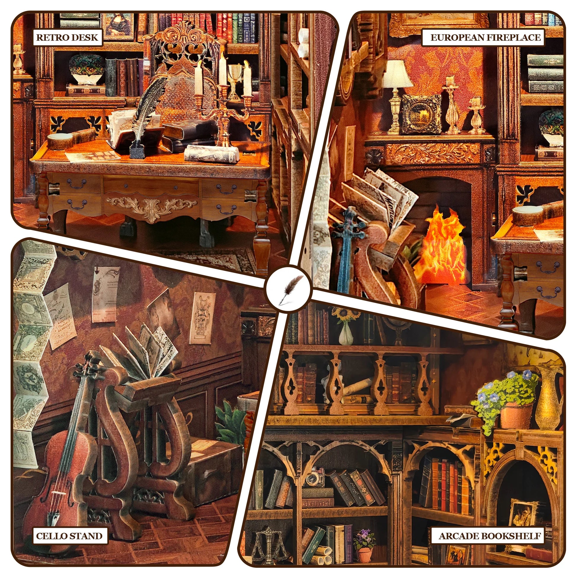 Time Book House - DIY Book Nook Kit - TryNooki