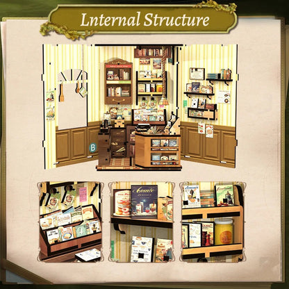 The Cooking Bookstore - DIY Book Nook Kit - TryNooki
