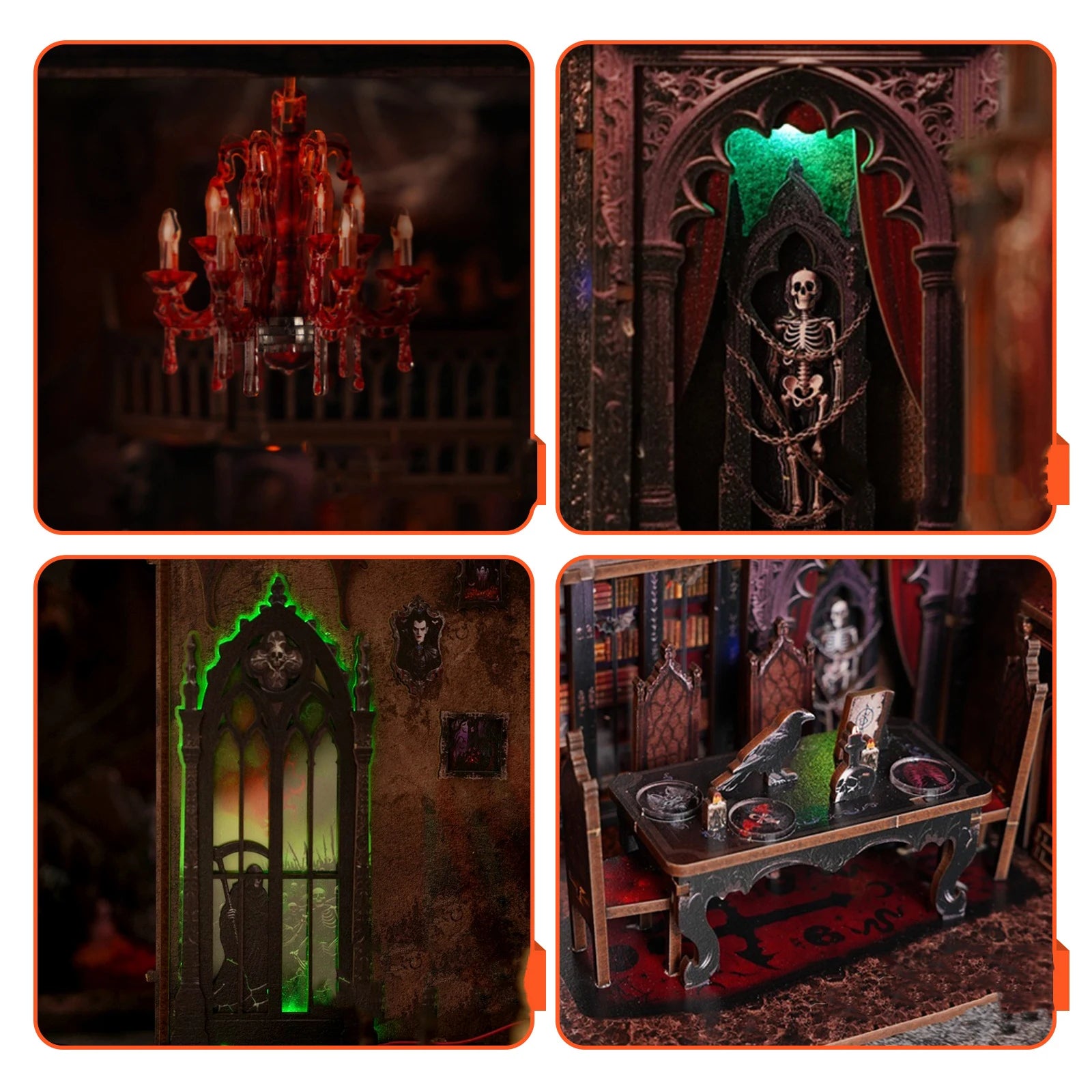 Haunted Manor Book Nook - TryNooki