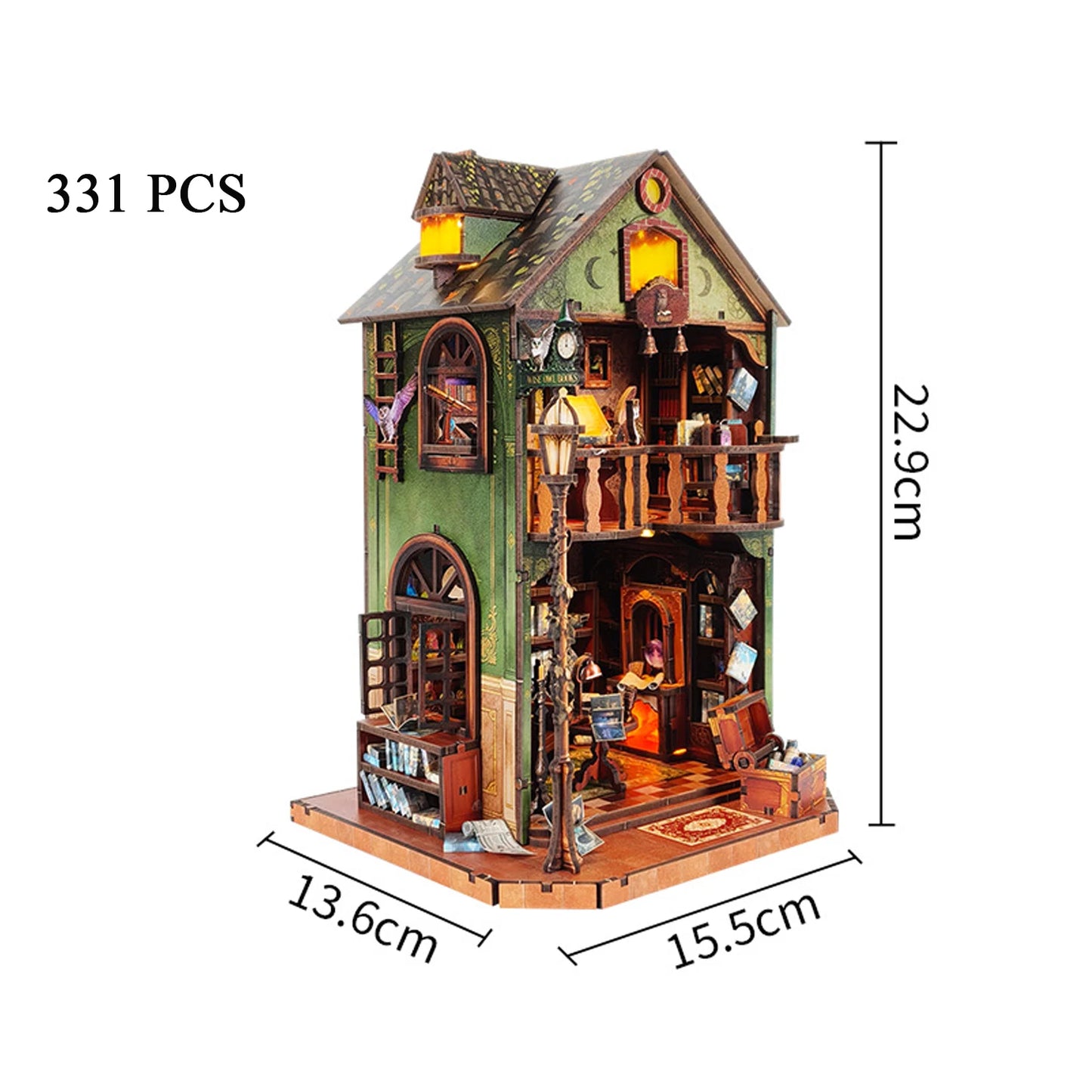 Owl Library - DIY Book Nook Kit - TryNooki
