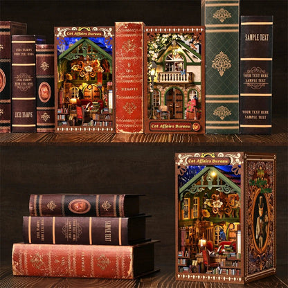Cat Affairs Bureau - Book Nook Kit - TryNooki