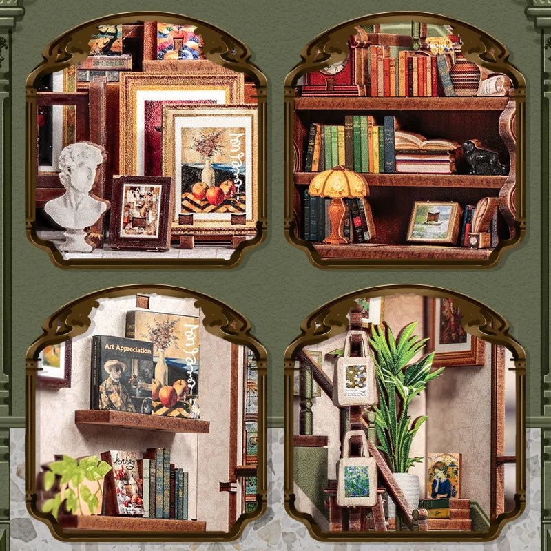 Gallery Bookstore - DIY Book Nook Kit - TryNooki