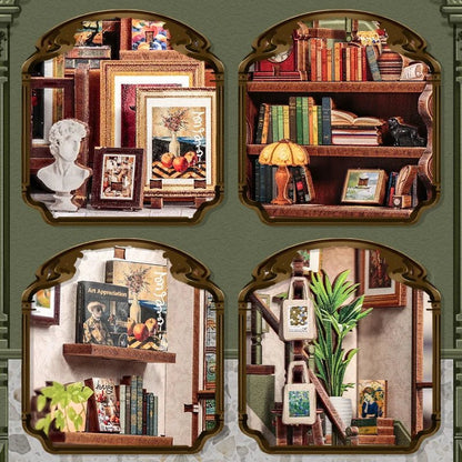 Gallery Bookstore - DIY Book Nook Kit - TryNooki