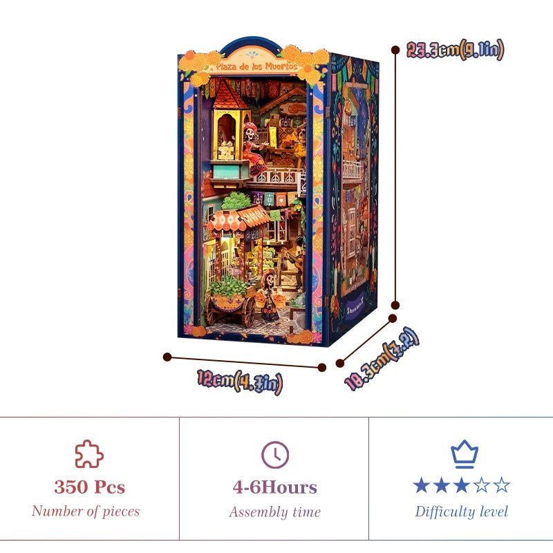 Plaza de los Muertos - Book Nook Kit - TryNooki