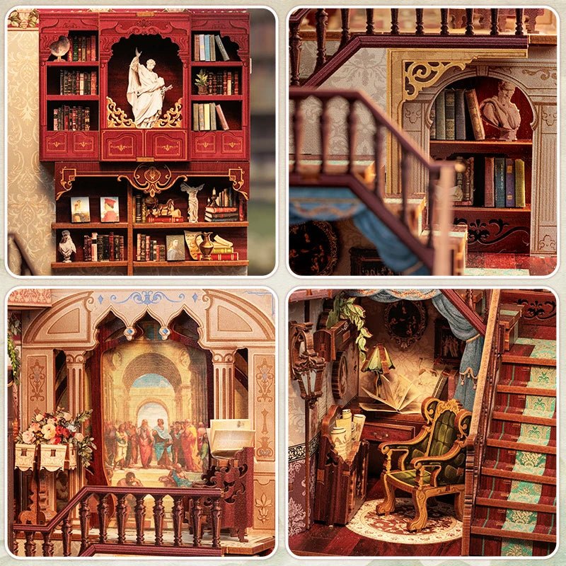 Library of Wisdom Book Nook Kit - TryNooki