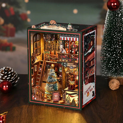 Christmas Shop Book Nook Kit - TryNooki