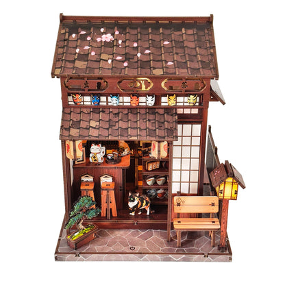 Sakura Tea Pavilion - DIY Book Nook Kit - TryNooki