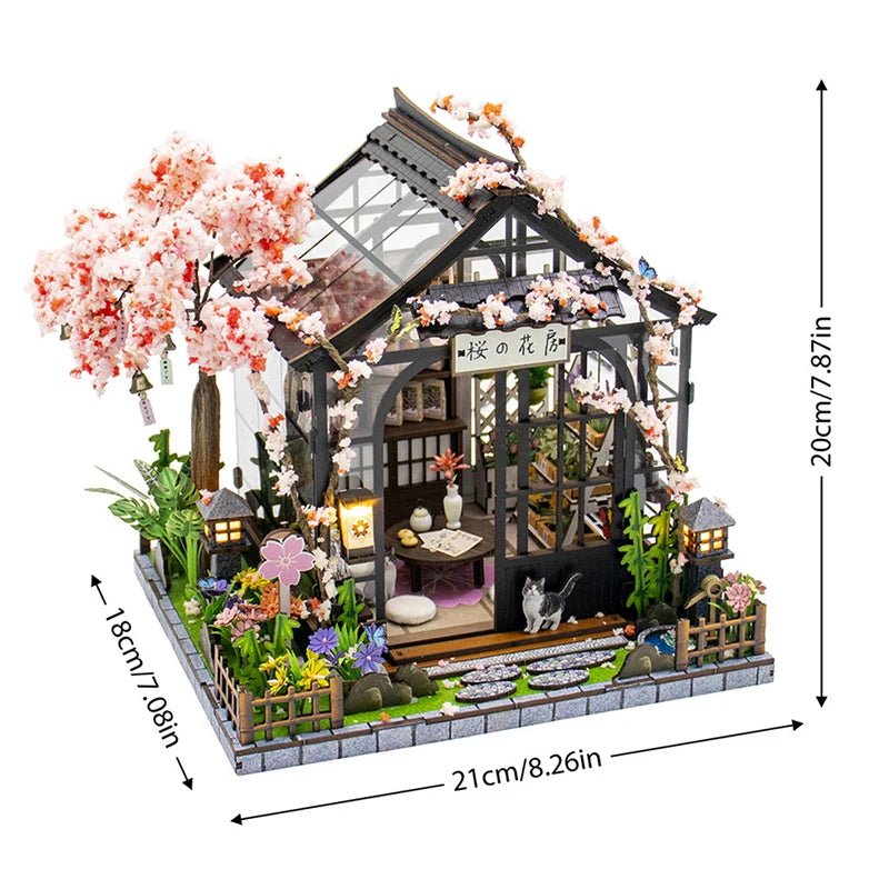 Sakura Bloom Greenhouse - Miniature World - TryNooki